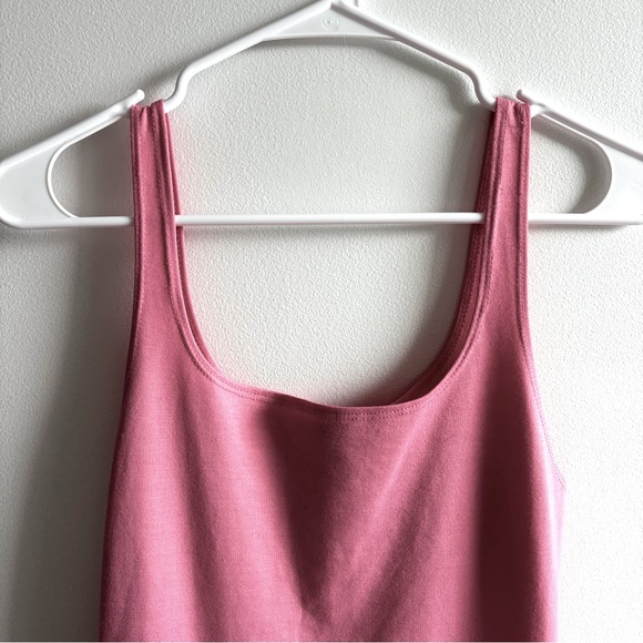 Zara Midi Soft Pink Dress M - Picture 4 of 8